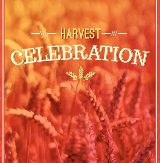 Harvest Celebration Church Program Cover